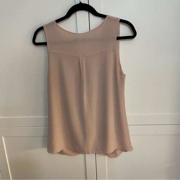 Naked Zebra Blush Pink draped sleeveless top - Picture 4 of 8